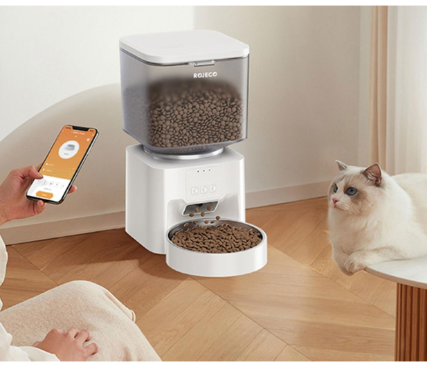 Rojeco 4,5L Pet Feeder WiFi inteligentny dozownik karmy - 1514973 - zdjęcie 4
